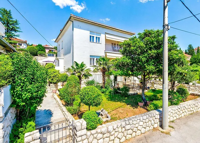 Malerisches Nur 200 Meter Zum Sandstrand Mit Meerblick Lejlighed Crikvenica